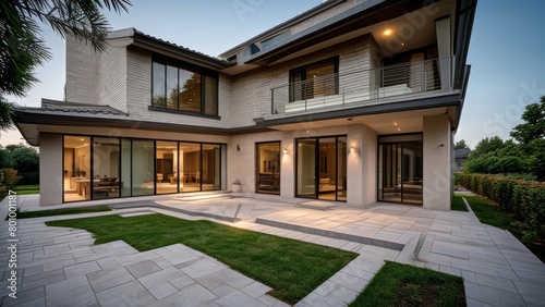 Wallpaper Mural modern luxury villa exterior architecture design Torontodigital.ca