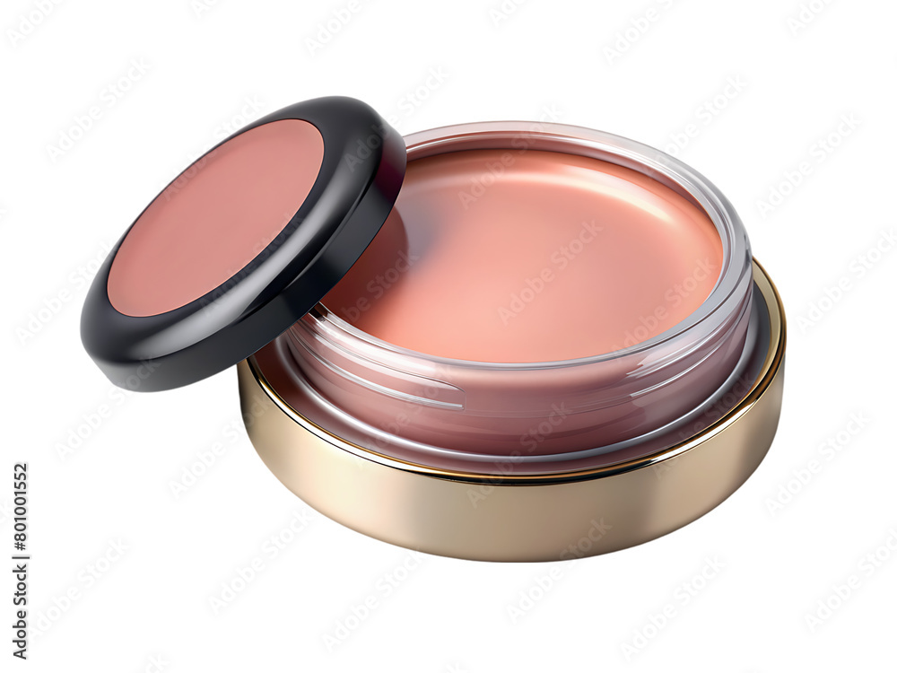 Compact cosmetic powder in powder box Compact cosmetic powder in powder box
