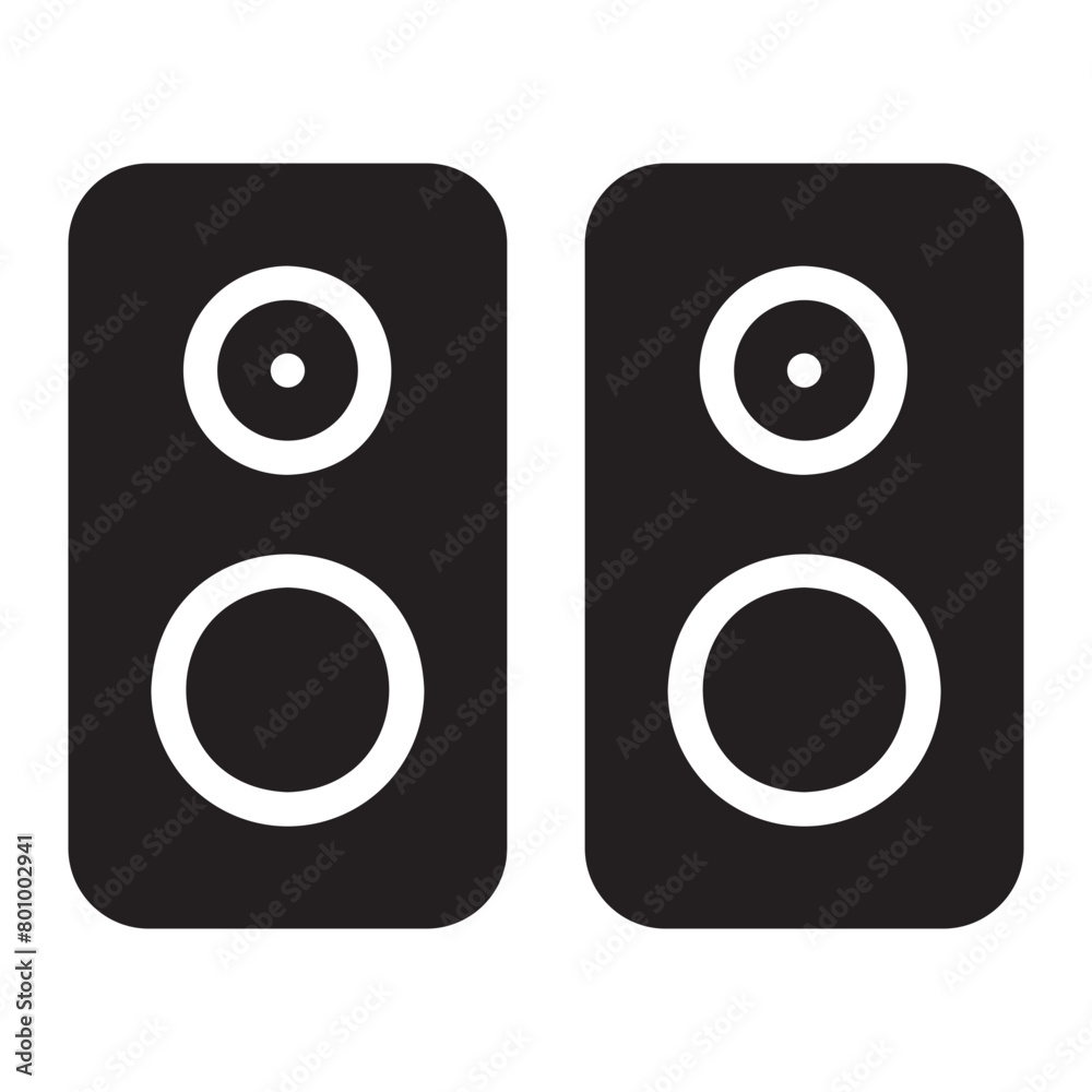 loudspeaker glyph icon
