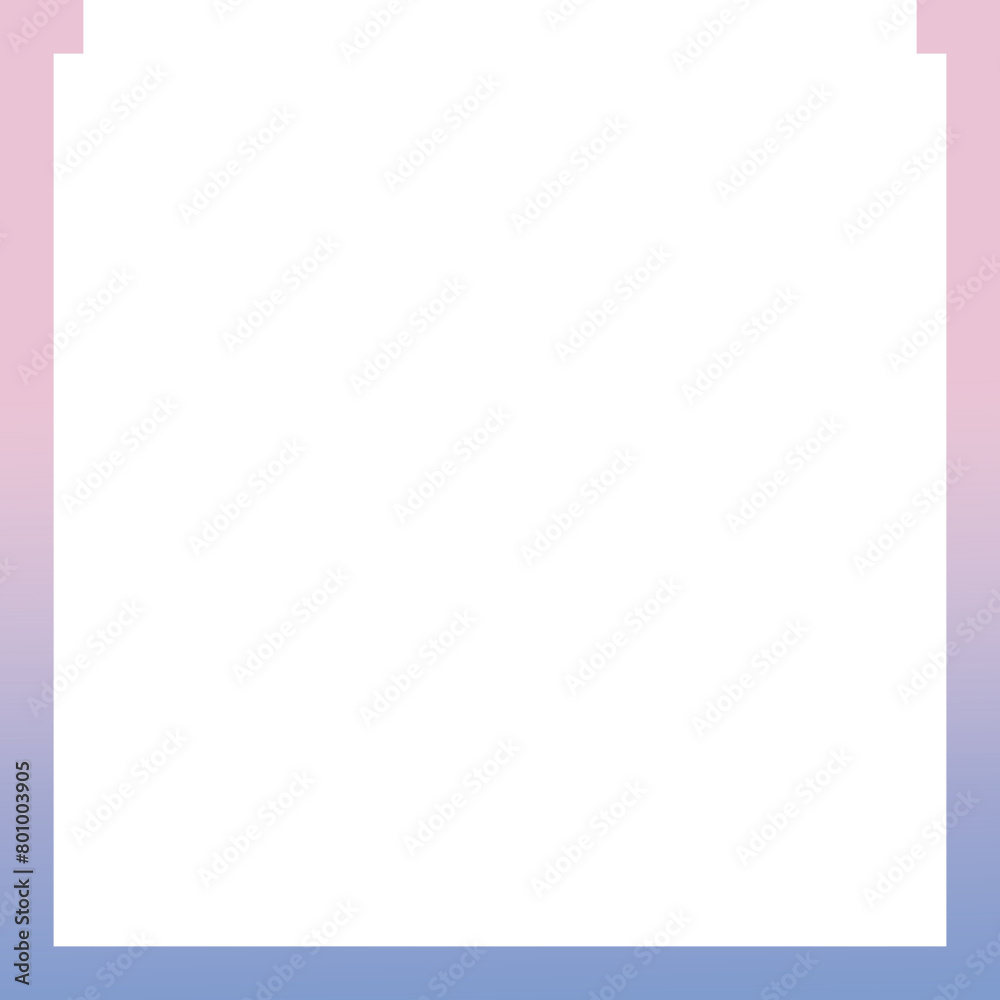 Obraz premium Gradient Square Broken Line