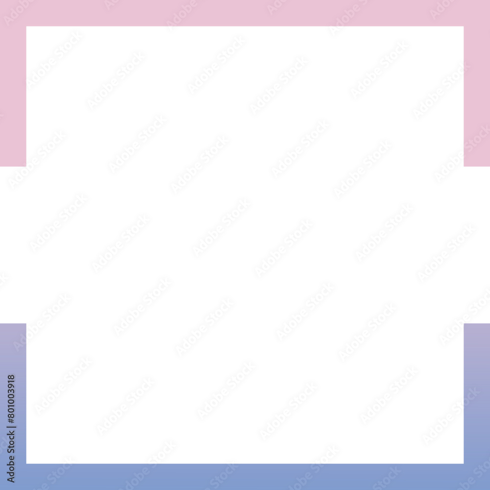 Obraz premium Gradient Square Broken Line