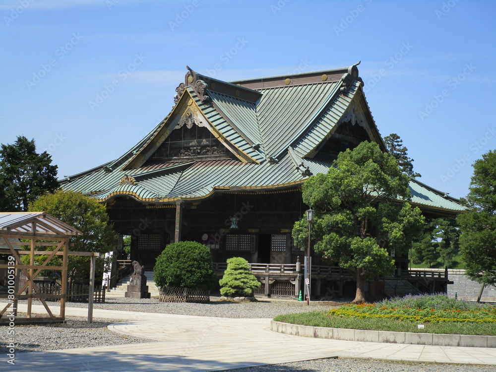 Building in Narita Shrine in Narita, Japan