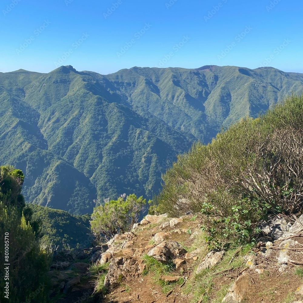 Fototapeta premium landscape with mountains, Madeira