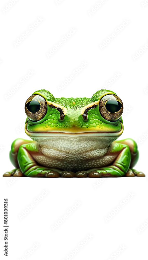 Obraz premium frog isolated on white background