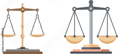 Scales vector flat