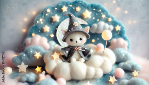 Enchanted Evenings: A Magical Kitten Among the Stars