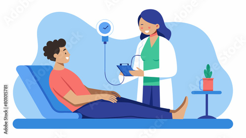 A the guiding a patient through deep breathing exercises while receiving ketamine using biofeedback to monitor their heart rate and induce relaxation..