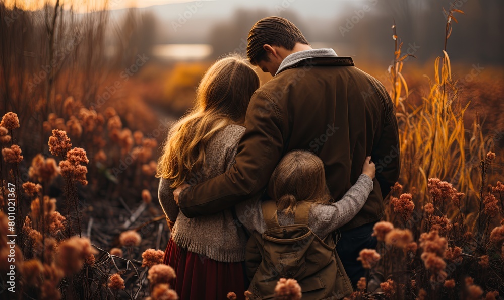 Couple Standing in Field Couple Standing in Field