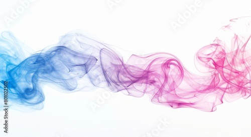 Ethereal swirls of pink and blue smoke create a dynamic and abstract motion background that is mesmerizing and dreamlike © Lena_Fotostocker