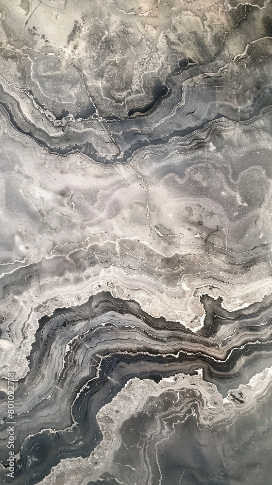 Silver Wave marble with silver-gray hues and flowing waves of veining Silver Wave marble with silver-gray hues and flowing waves of veining