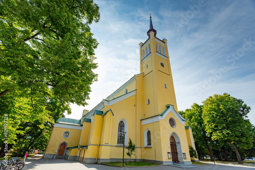 St. John church in Freedom square. Tallinn, Estonia	