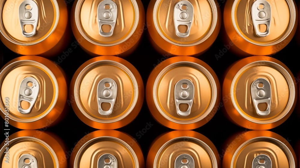 Aluminum cans covered with water drops. Tasty cold drink. Aluminum cans covered with water drops. Tasty cold drink.