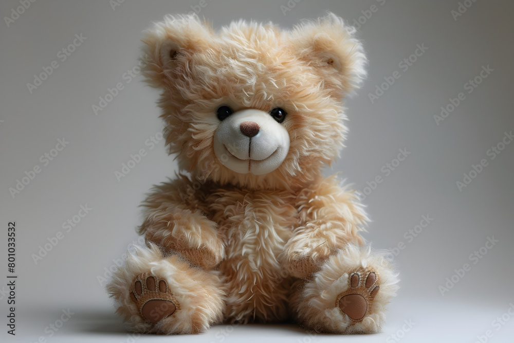 Fototapeta premium Photo-Realistic Teddy Bear in Realistic Style