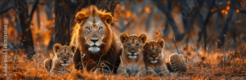 lions in their natural habitat © Андрей Трубицын