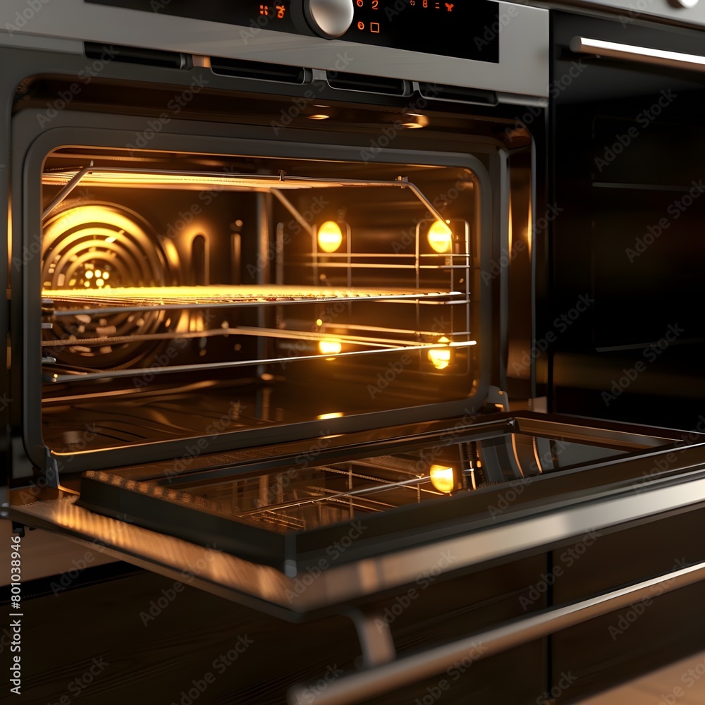 Obraz premium oven in the kitchen Generated AI