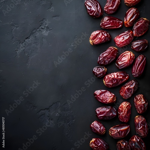 beans on a black background Generated  AI