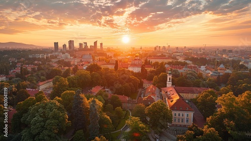 Vilnius Gothic Skyline photo