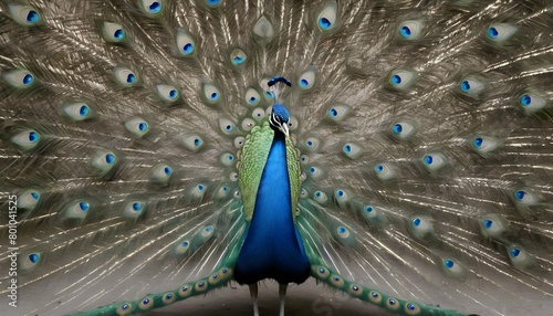 A Peacock With Its Feathers Shimmering With Every Upscaled 3 1