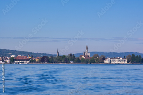 Konstanz, Stadtsilhouette vom Wasser
