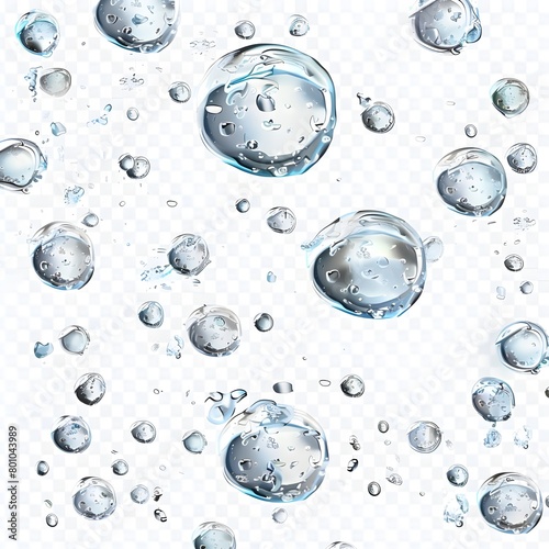 Wallpaper Mural water drops on glass Generated  AI Torontodigital.ca