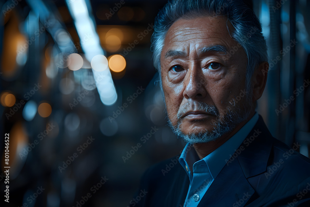 Japanese Male CEO in Suit and Tie - Professional Business Portrait Japanese Male CEO in Suit and Tie - Professional Business Portrait