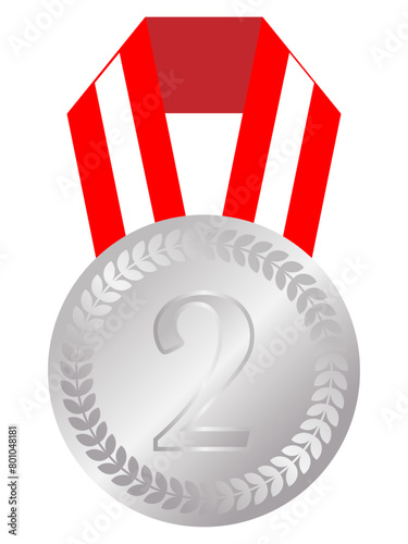 2位のシルバーメダル