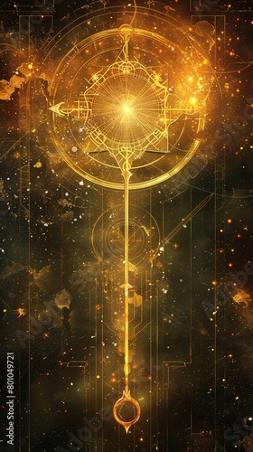 A mystical artifact holds the key to unlocking celestial passages to realms beyond imagination