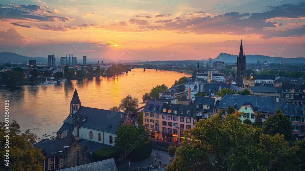 Bonn Beethoven's Birthplace Skyline