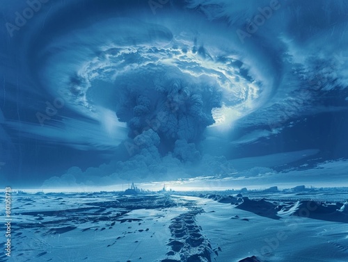 Nuclear winter following a largescale nuclear exchange results in catastrophic phenomena photo