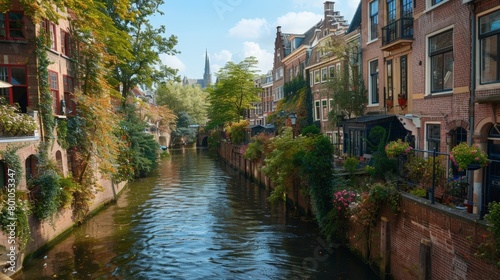 Utrecht Historic Canals Skyline