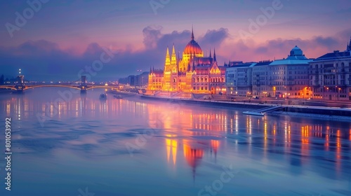 Budapest Stunning Parliament Skyline