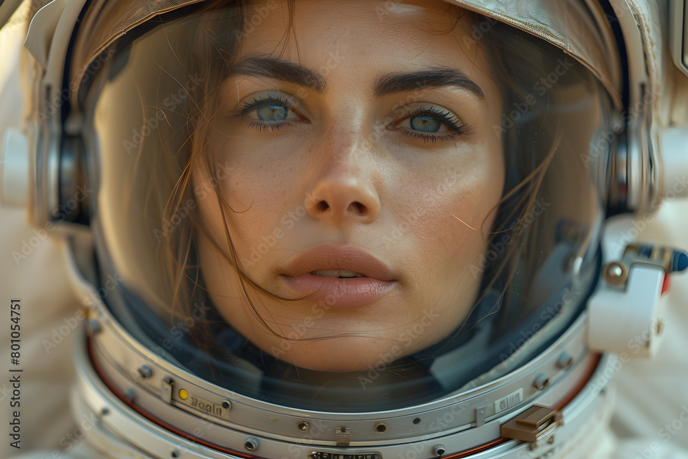 Middle Eastern Female Astronaut A Vision of Space Exploration Middle Eastern Female Astronaut A Vision of Space Exploration