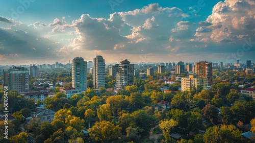 Chisinau Soviet Architecture Skyline photo