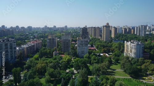 Chisinau Soviet Architecture Skyline