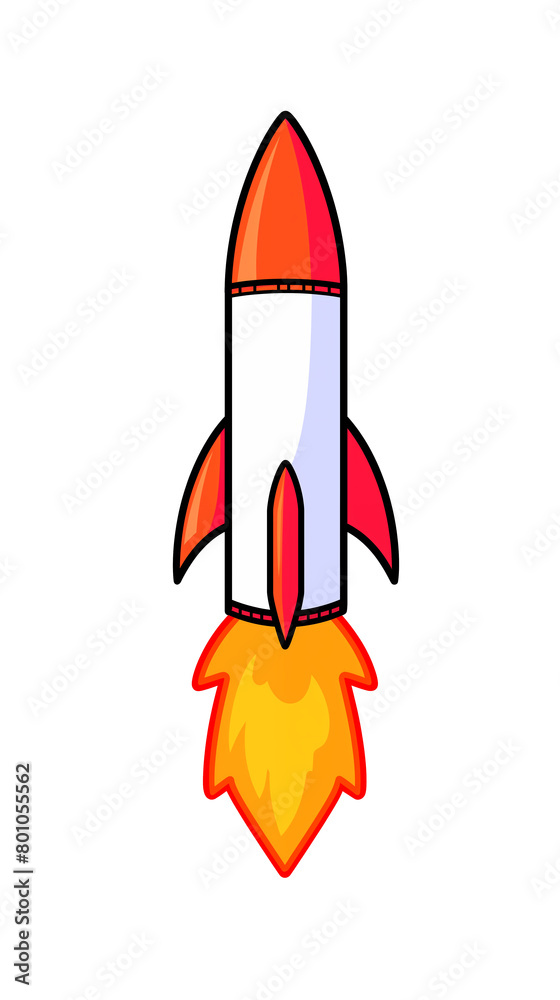 Hand drawn cartoon rocket illustration material
Hand drawn cartoon rocket illustration material