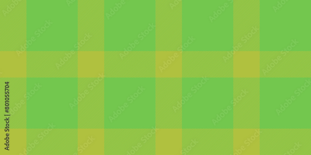 70s vector tartan texture, discount background pattern fabric. Part check textile plaid seamless in green and lime colors.