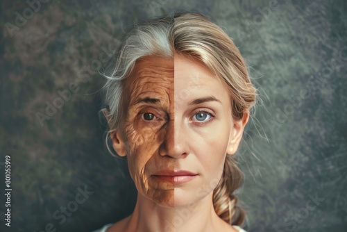Age transformation explored through gerontological adaptation, focusing on anti-atherosclerosis in aging process comparison.