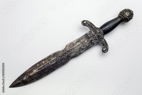 Savage dagger, its origins lost to the annals of time, on a solid white background.