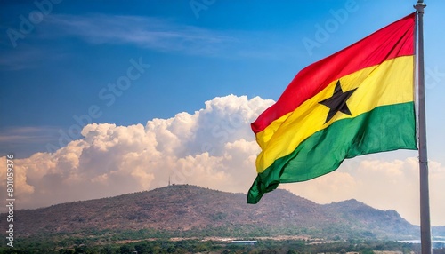 The Flag of Ghana