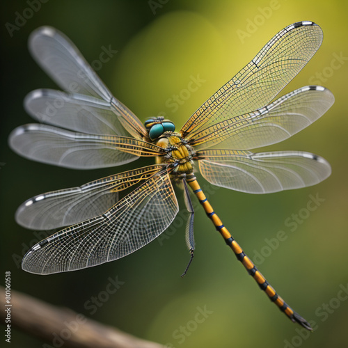 Fire dragonfly Somatochlora arctica the northern emerald is a middle-sized species of dragonfly