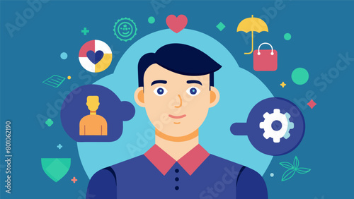 A neurodivergent entrepreneur uses their strong empathy and understanding to create a business that caters to the needs of individuals with various. Vector illustration