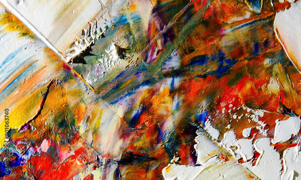 abstract background wallpaper. Modern motif visual art. Mixtures of oil paint. Trendy hand painting canvas. Wall decor and Wall art prints Idea. 3D Texture. Art object	