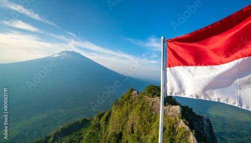 The Flag of Indonesia