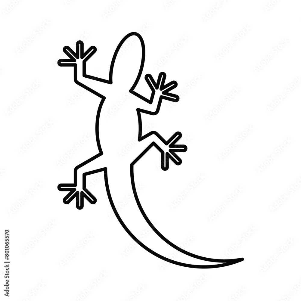 lizard logo. Icon design. Template elements lizard logo. Icon design. Template elements
