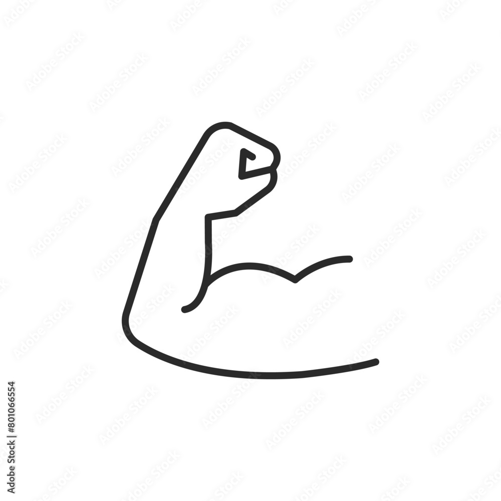Muscle Arm icon. Simple Muscle Arm icon symbolizing strength, fitness, and power. Perfect for gym apps, health blogs, and workout-related social media. Vector illustration. Muscle Arm icon. Simple Muscle Arm icon symbolizing strength, fitness, and power. Perfect for gym apps, health blogs, and workout-related social media. Vector illustration.