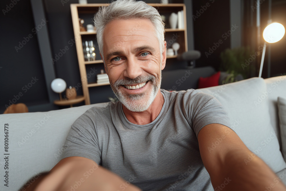 AI generated picture of person working remotely enjoying free time at home AI generated picture of person working remotely enjoying free time at home