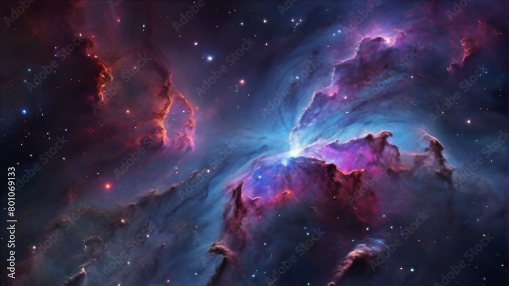 Fototapeta premium galaxy planet with space background