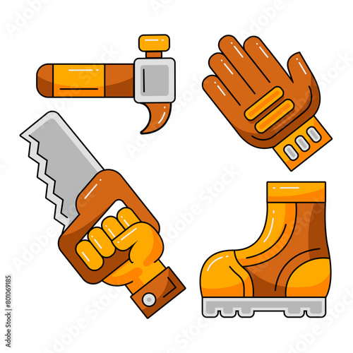 Labor Day Element Vector Illustration (ID: 801069185)