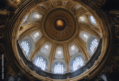 ornate interior Paul s UK St indoor cupola London The Cathedral