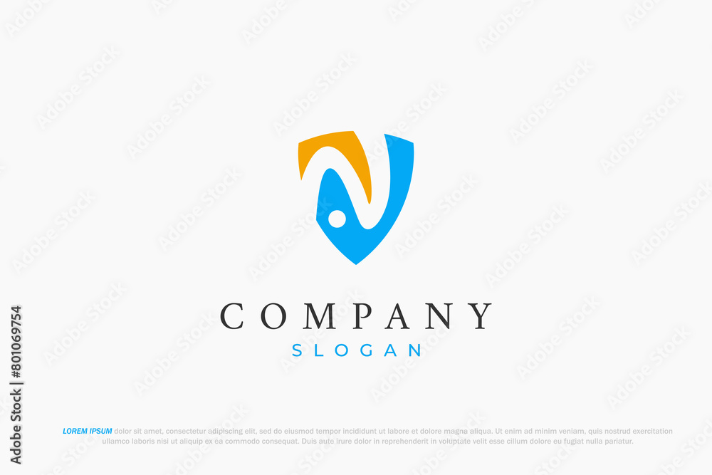 letter a l and shild logo letter a l and shild logo